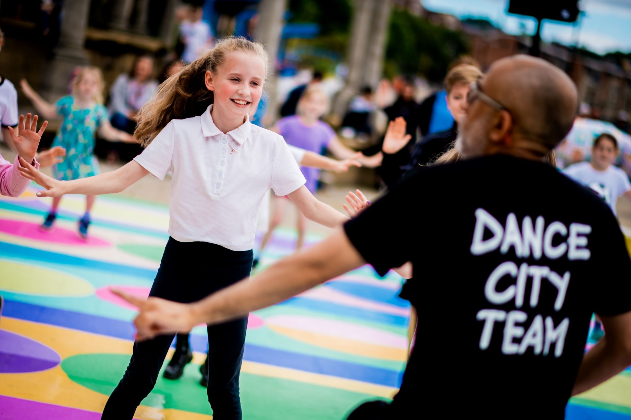 A dance class for kids hosted by Dance City